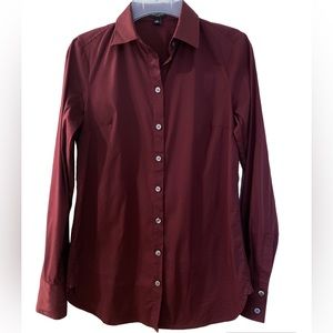 Ann Taylor Button Down Collared Shirt Size 2